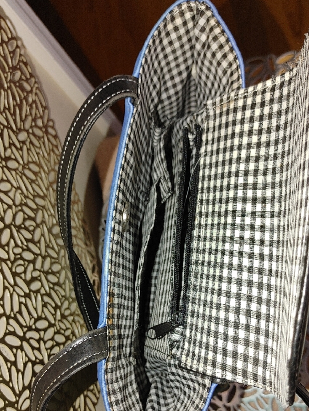Source Unknown Blue and Black German Shepherd Print Tote - Picture 3 of 4